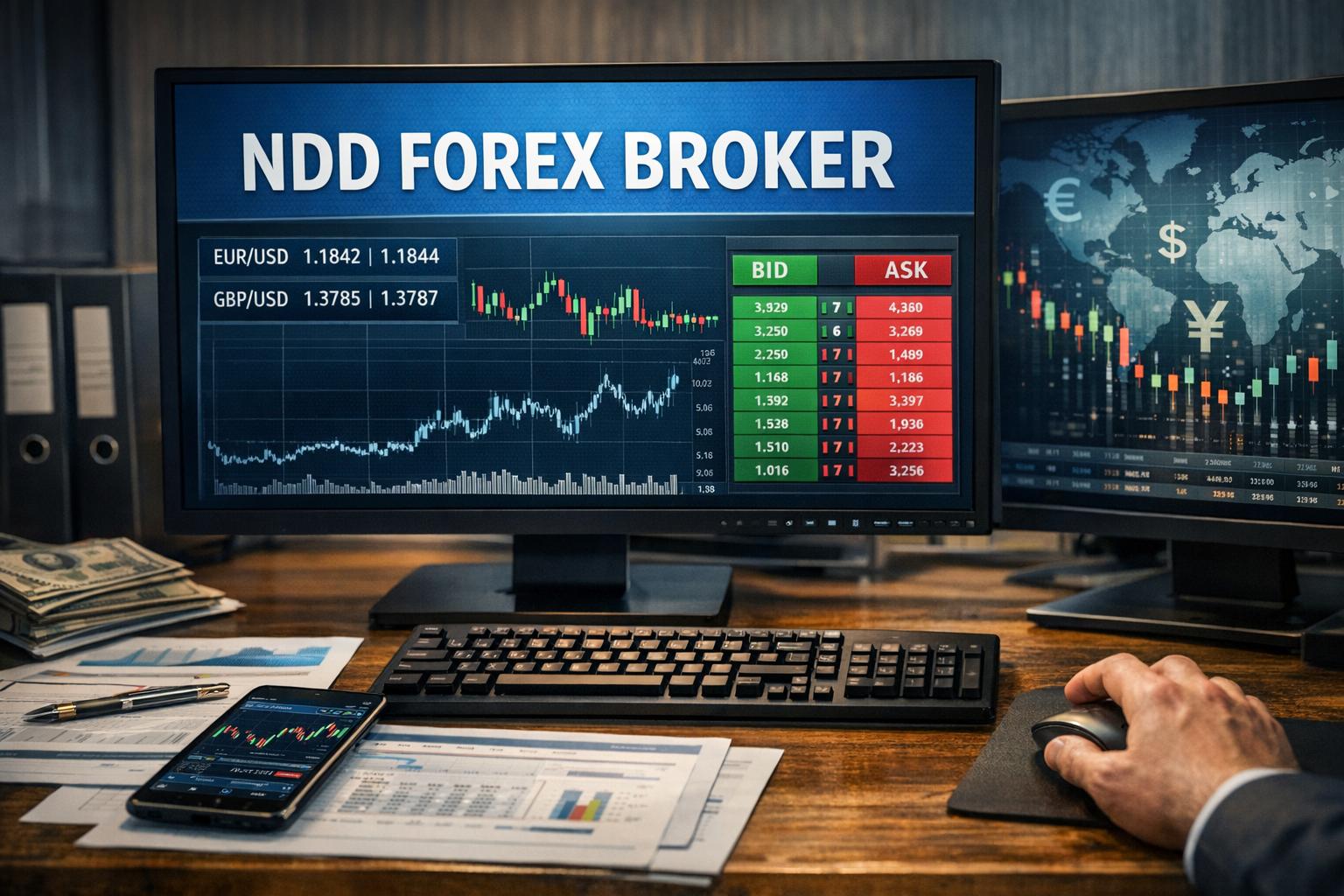 No Dealing Desk (NDD) Forex brokers
